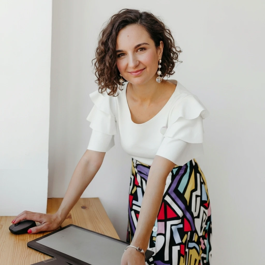 Woman with laptop